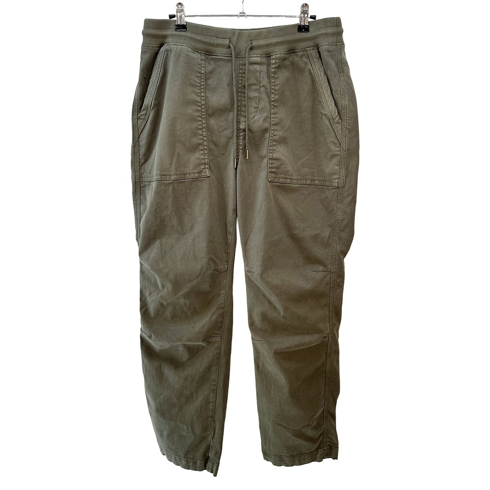 FAHERTY Straight Leg Pull-on Traveler Pant • Medium • olive • gorpcore utility